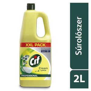Cif Pro Formula Cream Lemon 6x2L - Karcmentesen tisztító folyékony súrolószer citrom illattal
