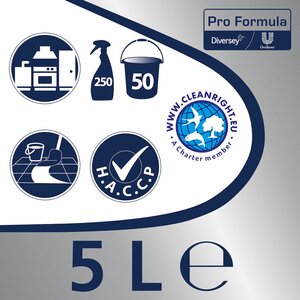 Cif Pro Formula Degreaser Concentrate 2x5L - Erőteljes tisztító-, zsíroldószer nagyobb konyhai felületekhez