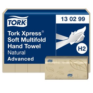 Tork Xpress® Soft Natúr Multifold kéztörlő